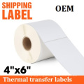 Heat Transfer 4" x 6" (102x152mm) Thermal Transfer Shipping Labels